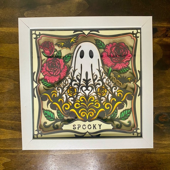 3D Spooky Ghost Shadowbox - Picture 5 of 6